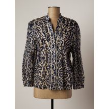 LAUREN VIDAL - Chemisier bleu en coton - Femme - Taille 38 - Modz