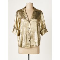 LES PETITES FLEURS - Chemisier jaune en polyester - Femme - Taille 36 - Modz