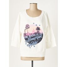 NINE TEES - Sweat-shirt blanc en coton - Femme - Taille 38 - Modz