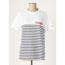 KAPITALES - T-shirt blanc en coton - Femme - Taille 36 - Modz