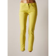 STREET ONE - Pantalon 7/8 jaune en coton - Femme - Taille TU - Modz