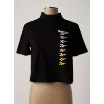 REEBOK - T-shirt noir en coton - Femme - Taille 38 - Modz