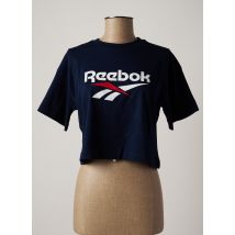 REEBOK - T-shirt bleu en coton pour femme - Taille 46 - Modz