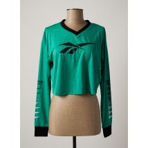 REEBOK - T-shirt vert en polyester pour femme - Taille 32 - Modz