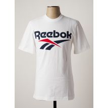 REEBOK - T-shirt blanc en coton pour homme - Taille M - Modz