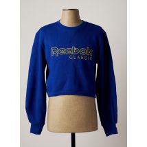 REEBOK - Sweat-shirt bleu en coton pour femme - Taille 32 - Modz