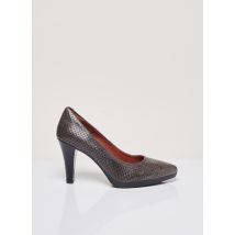 KARSTON - Escarpins gris en cuir pour femme - Taille 35 - Modz
