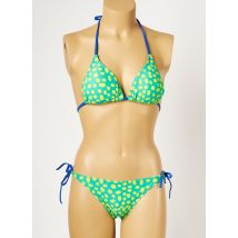 ARENA - Maillot de bain 2 pièces vert en polyamide - Femme - Taille 38 - Modz