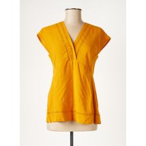 COMPTOIR DES COTONNIERS - Top jaune en viscose - Femme - Taille 34 - Modz