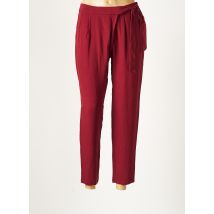 COMPTOIR DES COTONNIERS - Pantalon slim rouge en viscose - Femme - Taille 40 - Modz