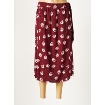 COMPTOIR DES COTONNIERS - Jupe mi-longue rouge en polyester pour femme - Taille 42 - Modz