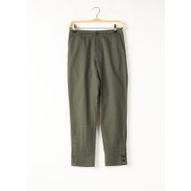COMPTOIR DES COTONNIERS - Pantalon chino vert en coton - Femme - Taille 34 - Modz