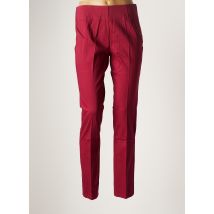 LA FIANCEE DU MEKONG - Pantalon slim rouge en coton - Femme - Taille 38 - Modz