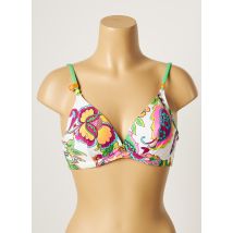 CHERRY BEACH - Haut de maillot de bain vert en polyamide - Femme - Taille 90C - Modz