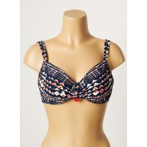 BELCOR - Haut de maillot de bain bleu en polyamide - Femme - Taille 100B - Modz