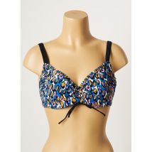 BELCOR - Haut de maillot de bain bleu en polyamide - Femme - Taille 90D - Modz