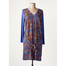 LA FIANCEE DU MEKONG - Robe mi-longue bleu en polyester - Femme - Taille 40 - Modz