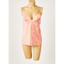 VANITY FAIR - Pyjama rose en soie - Femme - Taille 40 - Modz