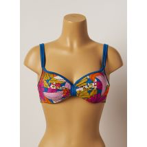 BELCOR - Haut de maillot de bain bleu en polyamide - Femme - Taille 95B - Modz