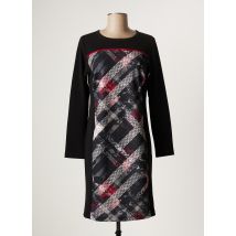 TELMAIL - Robe mi-longue noir en polyester - Femme - Taille 38 - Modz