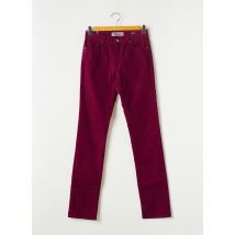 WAMPUM - Pantalon droit rose en coton - Femme - Taille 34 - Modz