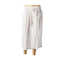 LTB - Pantacourt blanc en viscose - Femme - Taille 34 - Modz