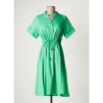 NINATI - Robe mi-longue vert en coton pour femme - Taille 40 - Modz