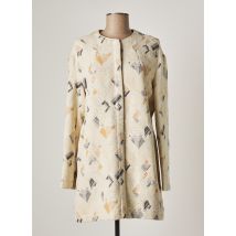 ONE STEP - Manteau long jaune en coton - Femme - Taille 38 - Modz