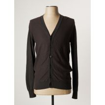 TERRE BLEUE - Gilet manches longues marron en coton - Homme - Taille S - Modz