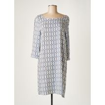 C'EST BEAU LA VIE - Robe mi-longue bleu en viscose - Femme - Taille 38 - Modz