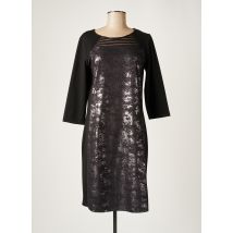 DIANE LAURY - Robe mi-longue noir en polyester - Femme - Taille 40 - Modz