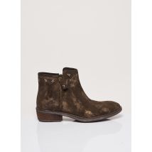 REQINS - Bottines/Boots vert en cuir pour femme - Taille 37 - Modz