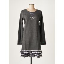 LITTLE MARCEL - Robe courte gris en coton - Femme - Taille 34 - Modz