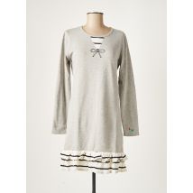 LITTLE MARCEL - Robe courte gris en coton - Femme - Taille 34 - Modz