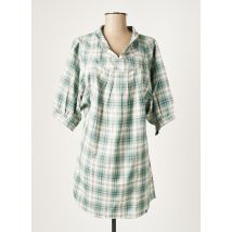 ROXY - Tunique manches longues vert en coton - Femme - Taille 36 - Modz