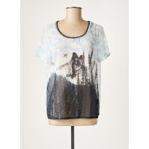 MAISON SCOTCH - T-shirt bleu en polyester - Femme - Taille 38 - Modz