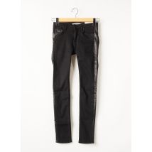 REIKO - Pantalon slim noir en coton pour femme - Taille W28 - Modz