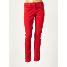 SESSUN - Pantalon slim rouge en coton - Femme - Taille 36 - Modz
