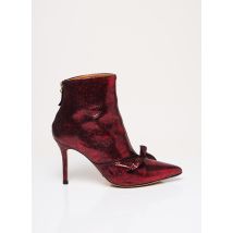 JEROME DREYFUSS - Bottines/Boots rouge en cuir - Femme - Taille 37 - Modz