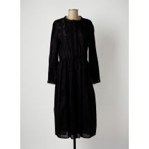 DIXIE - Robe mi-longue noir en coton - Femme - Taille 40 - Modz
