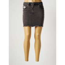 SET - Jupe courte gris en coton - Femme - Taille 36 - Modz