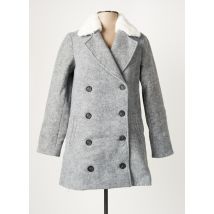 MINUIT SUR TERRE - Manteau long gris en polyester - Femme - Taille 38 - Modz