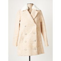 MINUIT SUR TERRE - Manteau long beige en polyester - Femme - Taille 40 - Modz