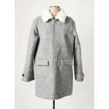 MINUIT SUR TERRE - Manteau long gris en polyester - Femme - Taille 36 - Modz