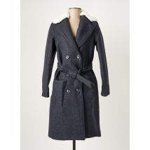 MINUIT SUR TERRE - Manteau long bleu en polyester - Femme - Taille 36 - Modz