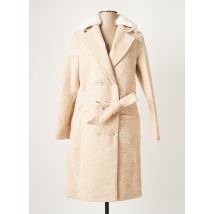 MINUIT SUR TERRE - Manteau long beige en polyester - Femme - Taille 38 - Modz