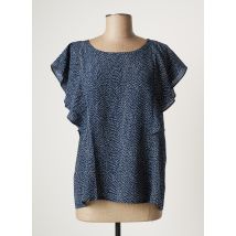 HARTFORD - Top bleu en soie pour femme - Taille 40 - Modz