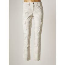 DENIM STUDIO - Pantalon cargo gris en coton - Femme - Taille W25 - Modz