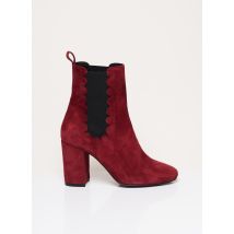TARA JARMON - Bottines/Boots rouge en cuir - Femme - Taille 36 - Modz