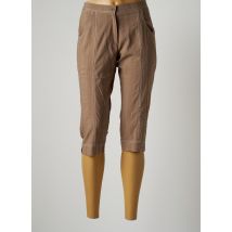 GUY DUBOUIS - Pantacourt marron en coton - Femme - Taille 38 - Modz